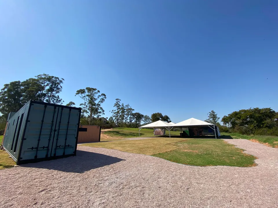 Espaço de demonstração do Hub 5x7 na gleba